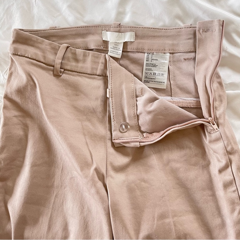 H&M dusty pink dress pants